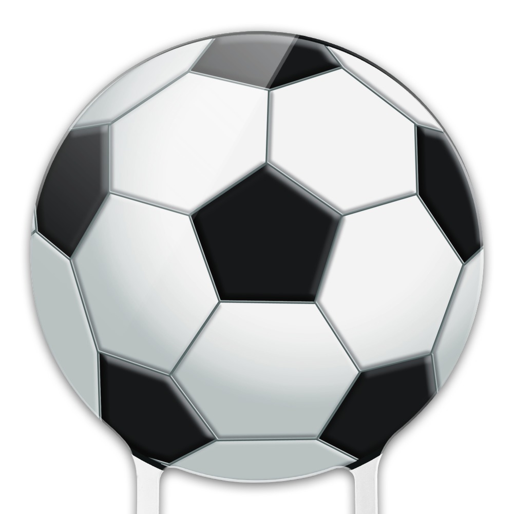 Soccer Ball Black White Custom Birthday Acrylic Tumbler