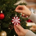 thumbnail image 7 of Cadancy Christmas Ornaments Tree Hanging Stars Baubles Holiday Decoration Shatterproof Balls Pendant Festive Party Supplies Seasonal Home Indoor Mantel Fireplace Window Decor, 7 of 7