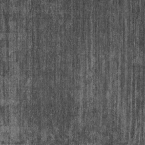 Ahgly Company Indoor Square Abstract Gray Contemporary Area Rugs, 4' Square