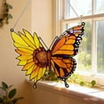 thumbnail image 5 of Msgweeeg Rearview Mirror Hanging Accessories Home Decor Living Room Butterflys Sunflower Suncatcher, 5 of 10