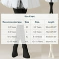 thumbnail image 3 of NAISIBABY Girls Ballet Pantyhose, High Waisted Fleece Lined Stretchy Winter Thermal Footed Tights Black 8-12T, 3 of 8