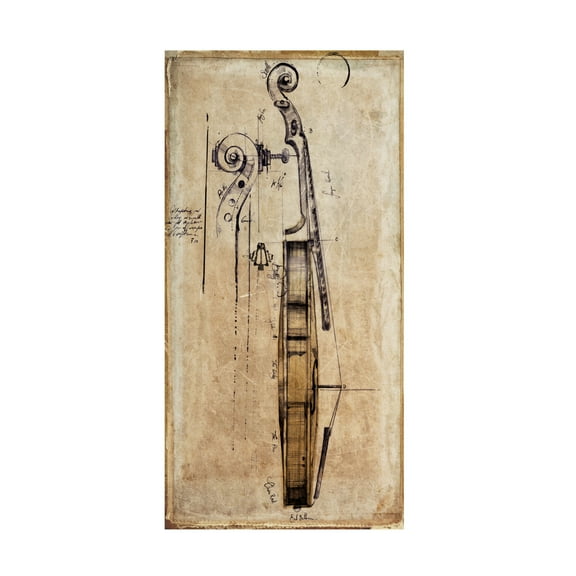 Symposium Design 'Violin' Canvas Art
