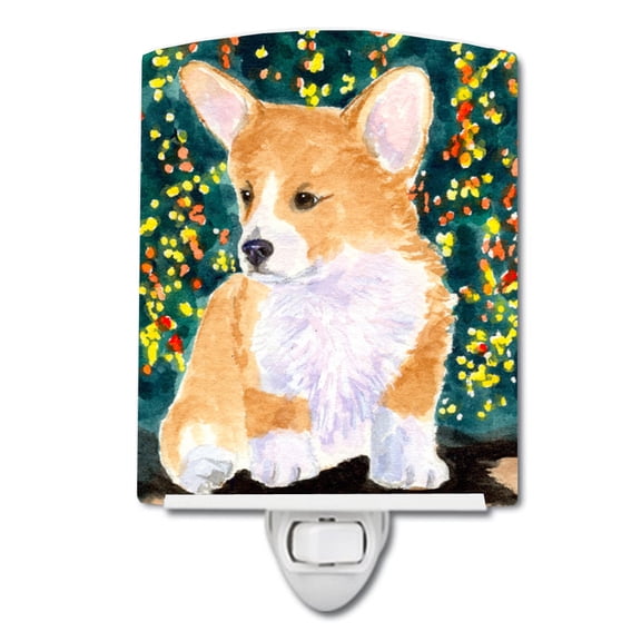 Corgi Ceramic Night Light