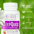 Relaxium Sleep Quick Maximum Strength Melts, Fast Acting Sleep Aid with