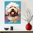 thumbnail image 3 of Komondor Art Canvas Fun Popcorn, Donuts and Lollipops Dogs. Watercolor Art Print, Canvas Canvas for wall decor living room, Bedroom, Bathroom. Funny Wall Art Decor, 3 of 4