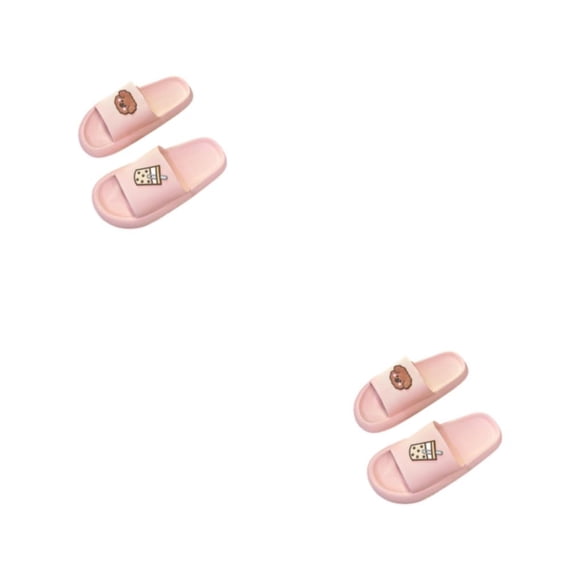 Qarigey Pantuflas de moda para hombre: livianas y cómodas, fáciles de limpiar, parte inferior y gruesa, plataforma elegante, punta abierta Type6 NO6
