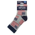 thumbnail image 3 of Airplus Double Layer Aloe Crew Socks, Men's 8-12.5, American Flag, 1 Pair, 3 of 4