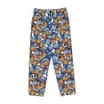 thumbnail image 4 of Goofa Colorful Butterfly1 Printed Soft Pajama Pants for Women, Wide Leg Comfy Casual Lounge Yoga Pants-, 4 of 9