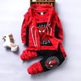 thumbnail image 2 of Conjuntos de superhéroes para bebés de primavera y otoño, ropa de manga larga para niños, chaleco y pantalones, chándales de 3 uds, ropa de Cosplay de dibujos animados para niños, 24M Gao Jinjia LED, 2 of 2