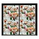 thumbnail image 1 of Lámina adhesiva estática para ventanas con motivos florales arcoíris, 100 x 43 cm, calcomanía de PVC, 8 diseños botánicos, puertas de cristal, 1 of 5