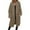 Khaki, variant on Womens Cardigans Long Sleeve Solid Color Knit Coat Outerwear Oversized Loose Fit Open Front Cozy Casual Womens Sweaters