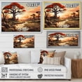 thumbnail image 4 of Designart "Tales Baobab in Africa II" African Floater Framed Canvas Print, 4 of 7