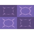 thumbnail image 1 of Ahgly Company Indoor Rectangle Patterned Purple Amethyst Purple Area Rugs, 8' x 12', 1 of 6