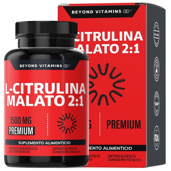 Suplemento Alimenticio Beyond Vitamins  L-Citrulina Malato 1500mg 60 cápsulas