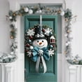 thumbnail image 6 of Dmlowu Christmas Door Cover - Snowman Christmas Door Decorations, 35x71 inch Merry Christmas Front Door Decorations for Holiday Party Christmas Decorations Indoor & Outdoor, 6 of 7