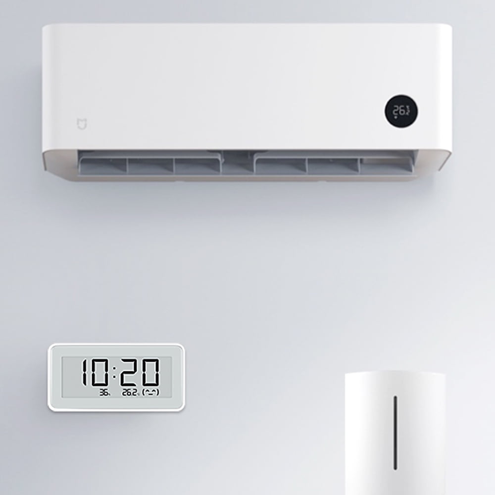 xiaomi mijia temperature and humidity monitoring electronic watch