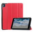 thumbnail image 1 of KAIYANG Funda de piel sintética Enkay + funda para PC compatible con Nokia T10, funda protectora para tableta, funda a prueba de golpes con estilo Trif C para Nokia T10, color rojo, 1 of 5