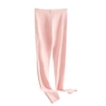 thumbnail image 5 of Sakmal Warm Fleece Lined Tights Footless Pink Leggings High Waisted Womens Tight, 5 of 5