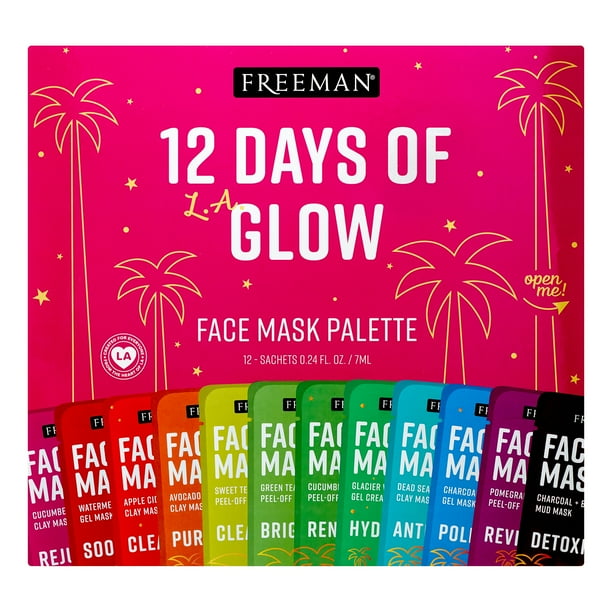 (15 Value) Freeman 12 Days of Glow Holiday Gift Set