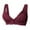 Red, variant on Fiaer Lace Front Closure Bras for Women Seamless No Underwire Push up Comfort Breathable Bra Rose Gold XL