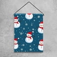 thumbnail image 4 of Cute Christmas Winter Snowman and Snowflakes Decorative Garden Flag for All Seasons, 12 x 18 Inch Small Vertical Double Sided Outside Decoration for Yard Farmhouse, 4 of 6