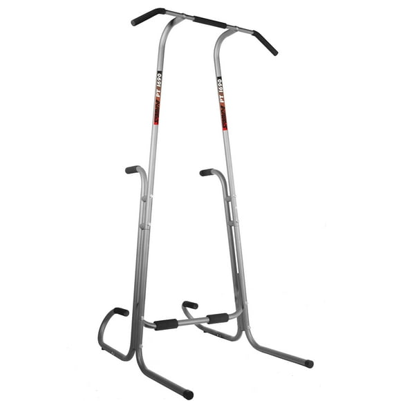 Stamina Power Tower Dip Pull Up Bar Exercise Station w/ Smart Workout App