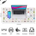 thumbnail image 5 of Long Mouse Pads for Desk,Colorful Princess Castle Pattern Desk Mats on Top Of Desks, Desk Mouse Pad Extra Large with 3mm Non-Slip Base and Stitched Edge for Gaming,Office,Work,Home 35.4"x15.7", 5 of 6