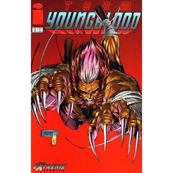 Team Youngblood #5 VF ; Image Comic Book
