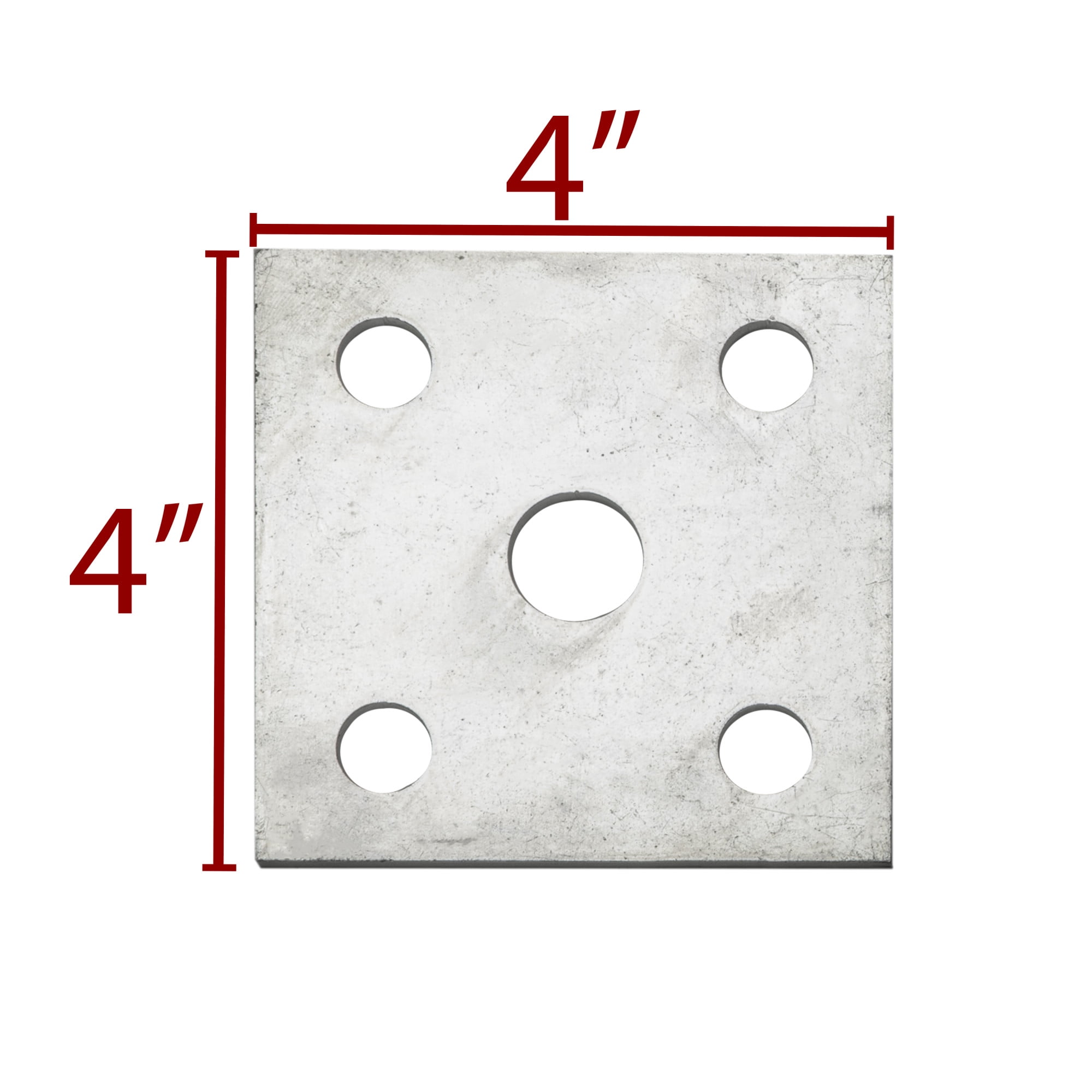 Extreme Max 3006.7061 Single Axle Galvanized U-Bolt Kit for Mounting Boat Trailer Leaf Springs for 2" x 3" Axle - 6-1/4" Long
