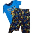 thumbnail image 3 of Quad Seven Boys Pajama Set Cozy Graphic Printed Short Sleeve Sleep Shirt and Pajama Pants 2 Piece, 3 of 7