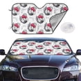thumbnail image 2 of Kdxio Cute Poodle Dog Print Windshield Sun Shade,UV Rays and Sun Heat Protection,Sunshade for Car Windshield,Car Shade Front Windshield -, 2 of 6
