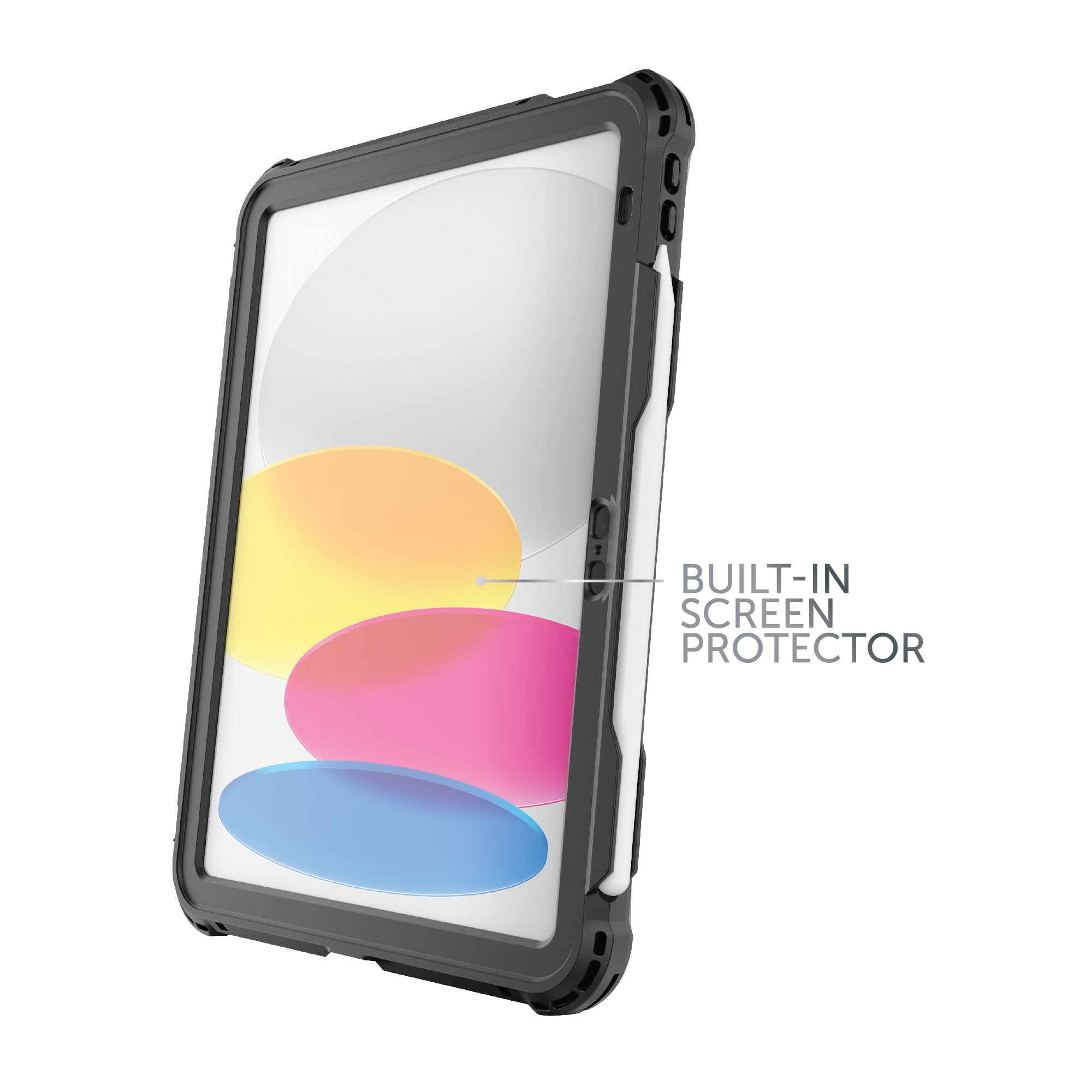 Body Glove Tidal Waterproof Tablet Case for iPad (A16) / iPad (10th generation) - Black/Clear