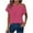 Red, variant on Trendy Summer Tops For Women 2026 Womens Black Tops Dressy Casual Womens Blouses Short Sleeve Tunic Cute T Shirts For Women Graphic