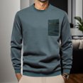 thumbnail image 2 of WILLBEST Crew Neck Sweatshirt for Mens Men's Long Sleeve Trend Loose Casual Round Neck Pullover Hoodie, 2 of 5