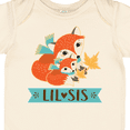 thumbnail image 4 of Inktastic Little Sister Woodland Fox Girls Girls Baby Bodysuit, 4 of 5