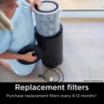 thumbnail image 3 of Shark Air Purifier Anti-Allergen True HEPA Filter with Fumes Lock, Compatible with HP201, HP202 & HP232 (HE2FKPRO), 3 of 5