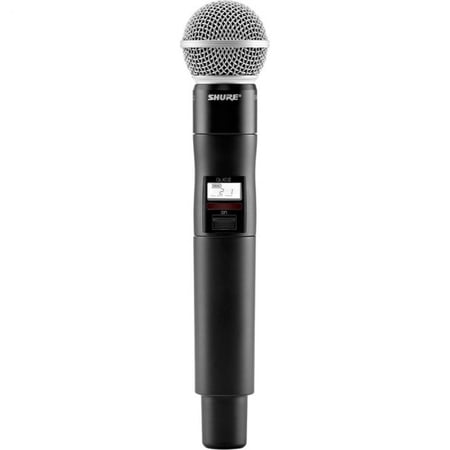 Shure QLXD2/SM58 Handheld Transmitter with SM58 Capsule - 174 MHz to 216 MHz Operating Frequency - 30 Hz to 20 kHz Frequency Response - 330.05 ft Operating Range