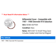 thumbnail image 2 of Differential Cover - Compatible with 1987 - 1988 Chevy R10 Suburban, 2 of 2