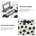 thumbnail image 3 of Fotbe Abstract Green Polka Dot Funda Protectora para Equipaje, Antirrayones y Resistente a la Suciedad, Compatible con Maletas de 18 a 32 Pulgadas-X-Large, 3 of 7