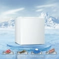 thumbnail image 5 of KNDKO Upright Freezer, 1.2cu.ft Mini Freezer with Adjustable Thermostat & Removable Shelves, Stand Up Freezer for Home/Office/Dorm, White, 5 of 7
