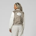 thumbnail image 3 of Women's Mitchell & Ness  Tan San Francisco 49ers Full-Snap Varsity Jacket, 3 of 7