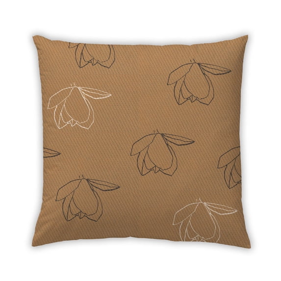 Ahgly Company Outdoor Square Contemporary Throw Pillow, 18 inch by 18 inch