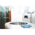 thumbnail image 4 of Plastic Soap Dish, Self Draining Set of 2 Black and White - Soap Holder for Shower, Bathroom and Kitchen - Easy to Clean, Stays Dry (5.94" L x 3.54" W x 0.86" H), 4 of 7