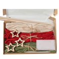 thumbnail image 1 of Ruifaya Árbol de Navidad colgante de pared de macramé con pino estrellado, decoración navideña para las fiestas, decoración navideña de granja con macramé, 1 of 7