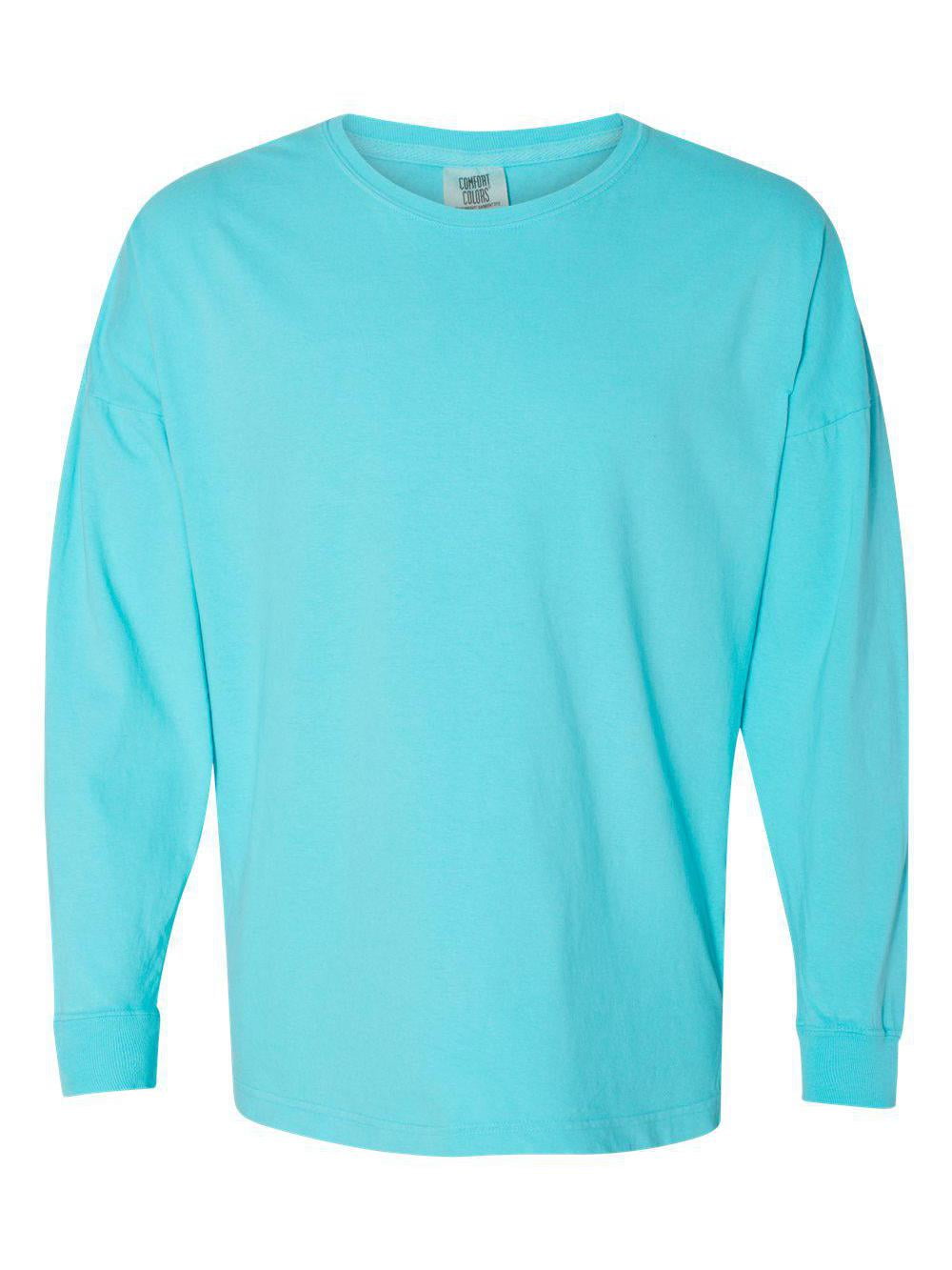 Ringspun Cotton Drop Shoulder Long Sleeve Tee - Walmart.com