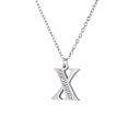 thumbnail image 1 of Características del collar de estilo europeo y estadounidense de joyería de letras de moda prominente tridimensional collar de pareja universal para hombres y mujeres, 1 of 6