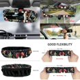 thumbnail image 6 of Jeiento Mushroom Front Car Seat Covers Full Set of 12 Universal Steering Wheel Cover Seat Belt Pad Armrest Box Mat Trash Bin Rear View Mirror Cover Cup Holders Keychain Air Vent Pouch, 6 of 7