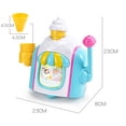 thumbnail image 2 of Máquina de burbujas de baño TUEQE para hacer espuma para helados para niños, 2 of 7