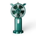 thumbnail image 1 of Usb Mini Fan Portable Handheld Rechargeable Dual Battery Powered Desktop Small Electric Fan Air Cooler, 1 of 9