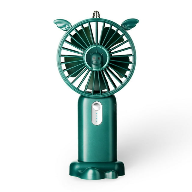 Usb Mini Fan Portable Handheld Rechargeable Dual Battery Powered Desktop Small Electric Fan Air Cooler
